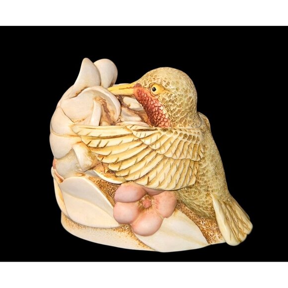 Harmony Kingdom SWEET SERENADE UK Made Hummingbird Trinket Box Hidden Treasure - Picture 3 of 9